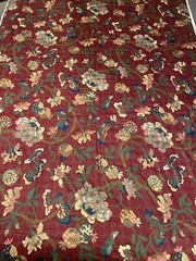 Boussac of France for Kenmill Vintage Fabric 3 1/3 Yards 100% Pre Shrunk Cotton