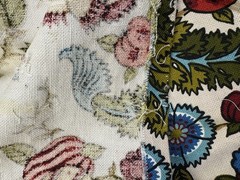 Upholstery Weight Fabric, 204” Wide By 84” Long, Four 51” Wide Sections, VGC