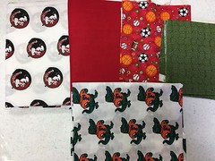 COTTON SCRAP BAG #70- BALL TEAMS