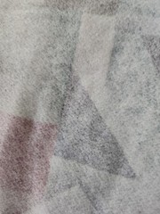 VTG HTF Burlington Studios Prints Abstract Print Poly Fabric 2 Yards 15″ X 65″W