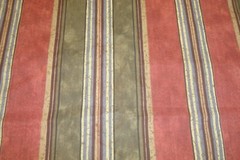5.66 yds Cotton blend Fabric wide stripe Brick Red Quilt Craft 46″w x 204″ BTP