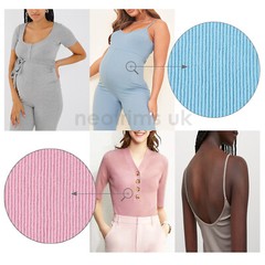 Rib Knit Ribbing Fabric,Apparel or Trim Cuffs,Waistbands,Cotton Spandex Stretch