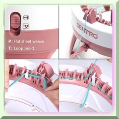 40/48 Needle Knitting Machine for Flat and Round Stitches