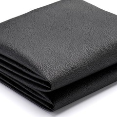 Marine Grade Vinyl Fabric Black 54 Inch by 12 Inch Water Resistant Upholstery