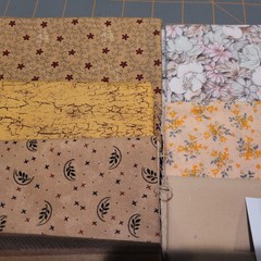 LOT OF 15 FAT QUARTERS COTTON FABRIC ASSTD COLORS & DESIGNS lot 20