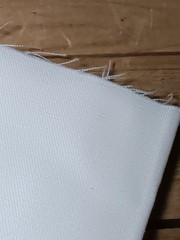 Sewing Fabric Pure White Poplin or Light Weight Canvas .75 yd x 44″