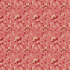 Sequoia By Andover Fabrics – Pinkberry Buds & Vines #8753-E