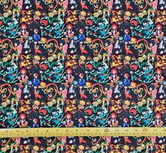 MY HERO ACADEMIA BLACK ANIME 1 YARD FABRIC ( 36″ X 58″ ) BRAND NEW