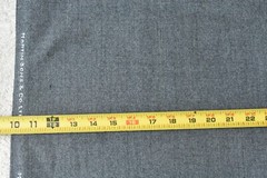 30″ Long x 62″ Wide, Gray Heather Light-to-Mid-Weight Wool, Martin & Sons, A550