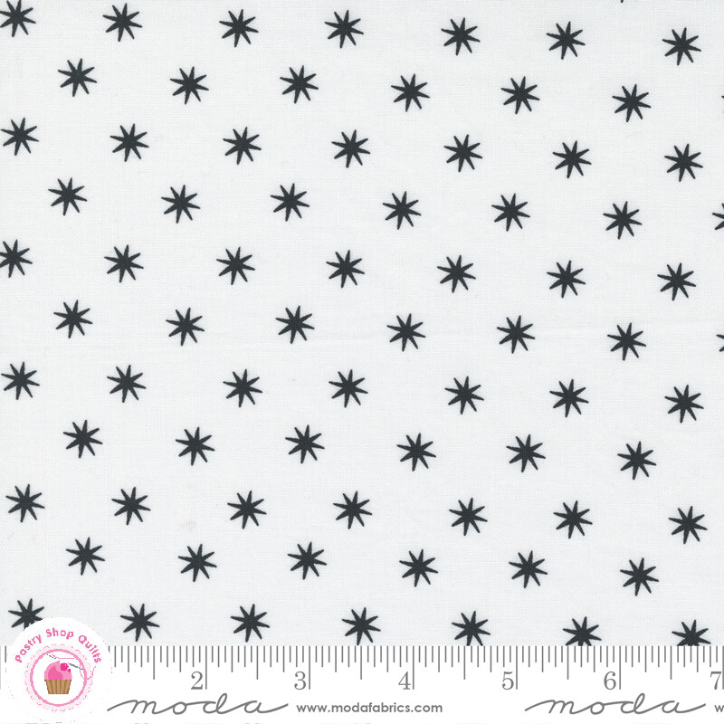 Moda HEY Y’ALL 11515 11 White Black Ink STARS ALLI K DESIGNS Quilt Fabric