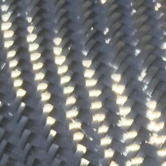 Tela De Fibra De Carbono-2X2 Tejido De Sarga 3KILO 220G 5 Ft X 12” Paquete De 1