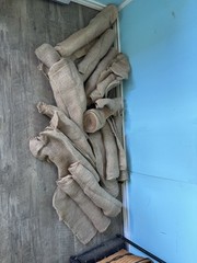 10 Rolls Of Burlap 14”x108” each For Crafts And Home Decor