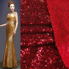 130cm Glitz Embroidery Sequin Fabric wide 150cm Wedding Party Events Decoration