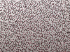 Cotton Fabric Red White Plant 57”x36” 00