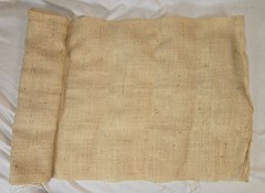 Sewing Craft Fabric Remnant Lot 21 Pieces 7 lbs Solid Plaid Burlap Canvas Tulle