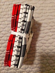 5 pack Fabric Tissu 100% cotton Loops and Threads 18 inches x 21 inches