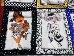 Sew Creative Panel Fabric Loralie Harris 21 Panels Vintage Material Textile