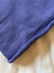 66″by 1.3 Yd. 100% Cotton Thick Heavy French Terry Tube Fabric Violet Preshrunk