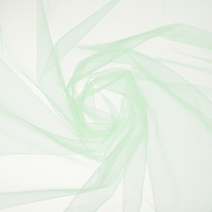 Light Green Sheer Organza Fabric for Wedding Arch Draping, 7 Yards x 30 Inches
