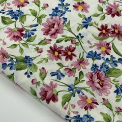 Robert Kaufman Pretty Sweet Floral & Pink Unbranded Quilt Cotton Fabric 2 Yards