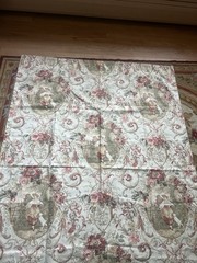 Vtg Richloom Fragonard Toile Fabric Romantic French Country 1.8 Yards