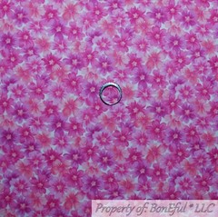 BonEful Fabric FQ Cotton Quilt Color Rainbow Stripe Pink Green White Glitter Dot