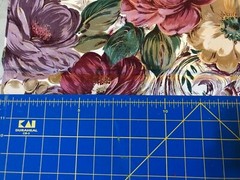 F-2022 520 Mill Creek Fabrics-Screen Print-Zepel-Large Floral/Gold 40 x 54″