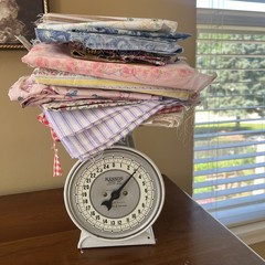 Large Lot of Vintage Fabric (3lbs)