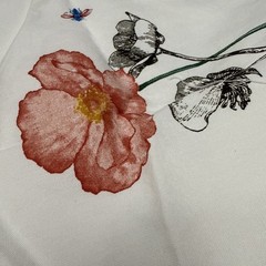 5th Avenue Designs Covington Spring Theme VTG Printed Linen Blend Fabric 36×54
