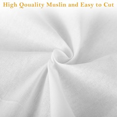 100% White Cotton Fabric 3 Yards 59 Inches Wide 3 Yards,