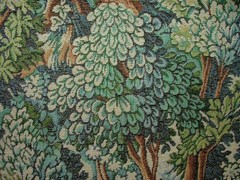 Tapestry Curtain Upholstery Fabric Woodland Forest Tree Cushion 15 Metre Roll