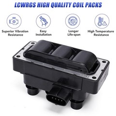 Unifizz Black Ignition Coil Fit for Ford Ranger Explorer Mustang Aerostar Tau…