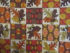 “Harvest Time” FALL LEAVES COTTON Fabric Hegdahl General Fabrics 1Y3″X44″