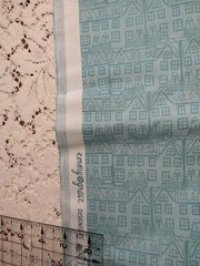 Emmy Grace Art Gallery Fabrics by Bari J Blue Tiny Houses Cotton Print BTHY