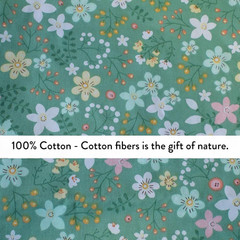 Cotton Fabric by the Yard for Sewing DIY Crafting Fashion Design Printed Floral