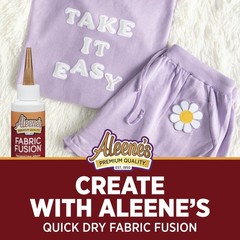Aleene’s Fusion Fabric Adhesive 2 fl oz 2 Needlenose (Pack of 3), Clear