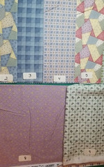 Your Choice Debbie Mumm Patchwork Pastels Geometrics cotton quilting Fabric