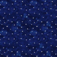 1/2 Yard Fabric – Fantasticats | Hollow Dots Dark Royal Blue by Laurel Burch