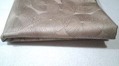 Metallic Sunburst Embossed Vinyl Fabric Remnant 50″x75″ Upholstery Heavy