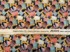 Sewing Craft Fabric Colorful Thread Spools 106”x42” Joann Fabrics