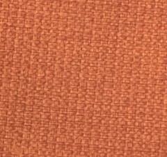 CANVAS NYLON WITH FLEECE BACKING FABRIC SOFT ORANGE WATER STAIN REPELLENT BY YD