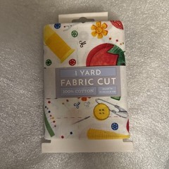Sewing Supplies Craft Fabric Precut 36 x 44-in Scissors Tape Measure Buttons