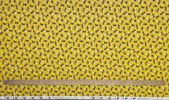 Frolicking Fields Bees Yellow – Paintbrush Studio Cotton Fabric