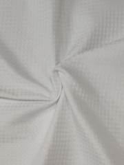 Waffle Weave Pique Woven White 60″ Wide Tablecloth Fabric by the Yard D166.36