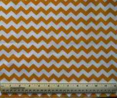12″ x 42″ 100% cotton Golden Yellow Chevron zig zag sewing quilting crafts
