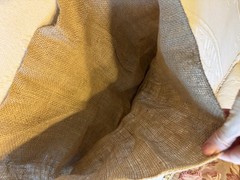Vintage Burlap Jute Grain Feed Sack Rustic Farmhouse Primitive 20×20 Craft