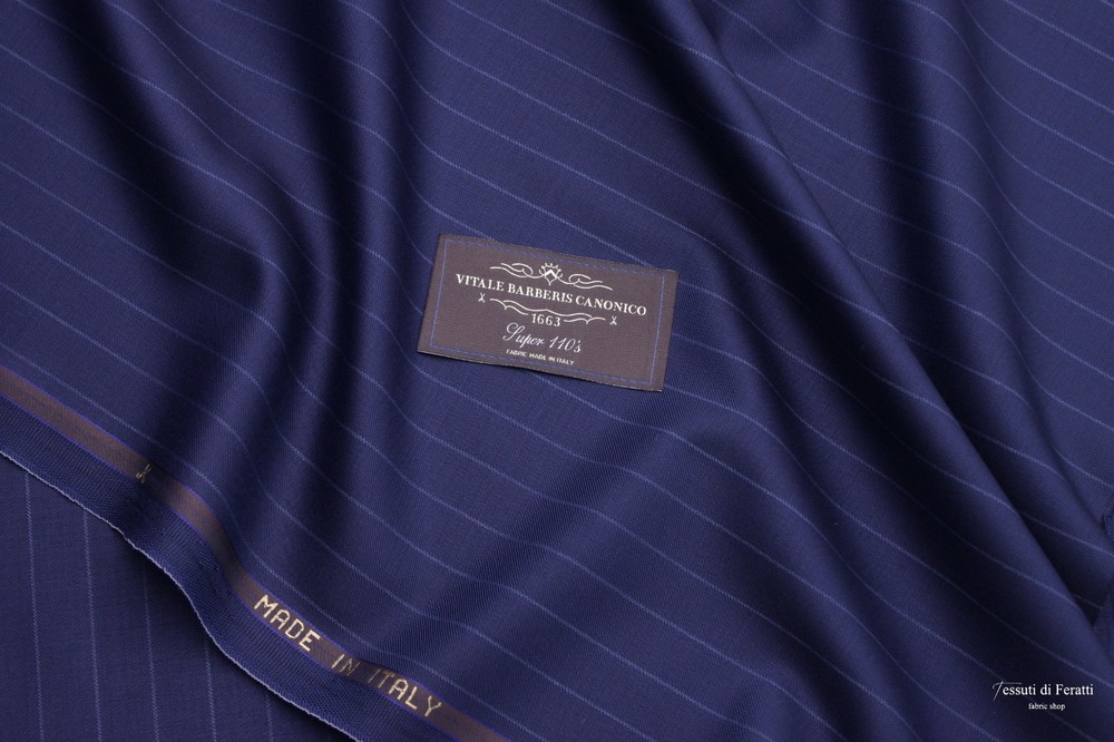Vitale Barberis Canonico 110’s superfine wool suiting fabric made in Italy