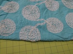 1 yard 54″ wide Specialty Fabric – Cotton w/ Embroidered Ribbon – retail $24.99