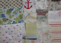 5 lb 8 oz Box of Assorted Fabric Scraps – Florals & Geometric Prints FSBTB129