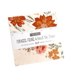 FORAGED, FOUND AND HAND ME DOWN by FANCY THAT for Moda Charm Pack